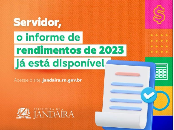 Atenção, servidor! Se você quer retirar o informe de rendimentos para declaração do imposto de renda e outros fins...