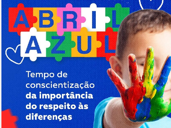 Abril é o mês de conscientização sobre o autismo.