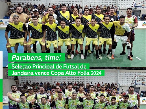 Essa semana, aconteceu a final da Copa Alto Folia 2024 de Futsal, e nosso time garantiu o primeiro lugar na competição.